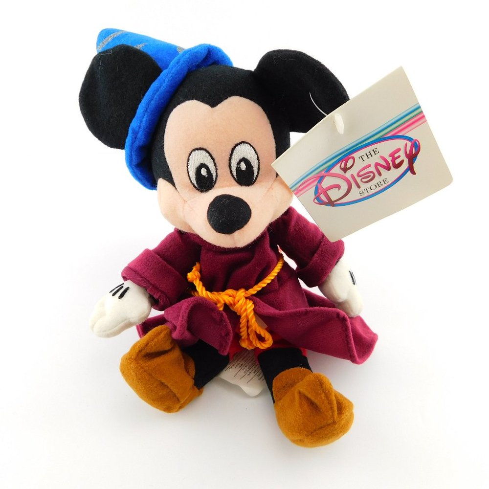 Sorcerer MICKEY MOUSE The Apprentice Disney Plush Bean Bag Limited Edition WDCC